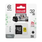 Tarjeta Micro SD Maxell 32GB CLASE 10