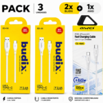 Pack cable 3 unidades